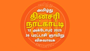 12 October 2025 Amizhthu - Tamil Calendar