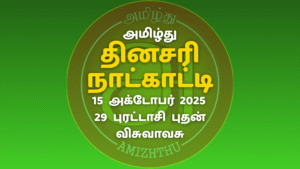 15 October 2025 Amizhthu - Tamil Calendar