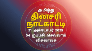 20 October 2025 Amizhthu - Tamil Calendar