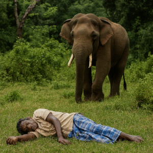 A farmer has died after being attacked by a wild elephant